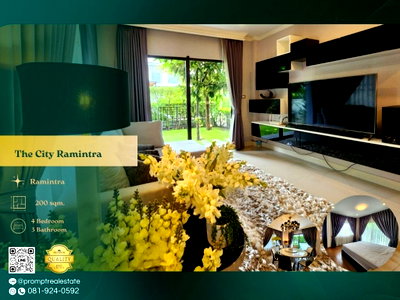 บ้านเดี่ยวให้เช่า : ST13776 - The City Ramintra  : Fashion Island