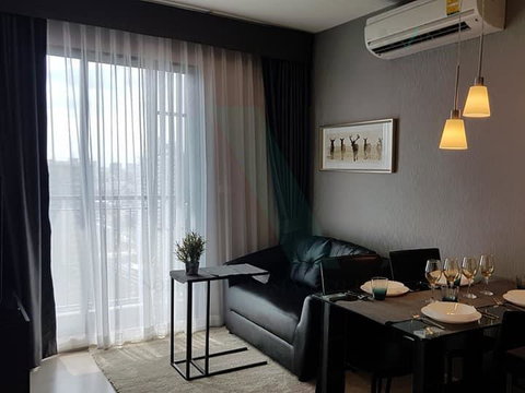 For Rent Condo RHYTHM ASOKE Building 1, Floor 27,2 bed room, Room size 42.00 sqm
