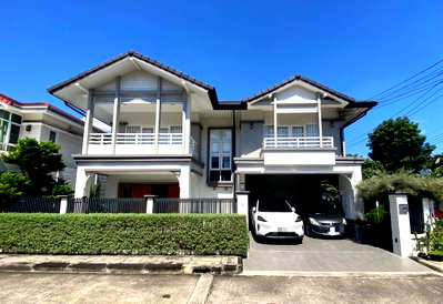 เช่าบ้านเดี่ยว บุญถาวร เกษตรนวมินทร์ : ให้เช่า บ้านเดี่ยว หมู่บ้านปรัชญาการ์เด้นโฮม