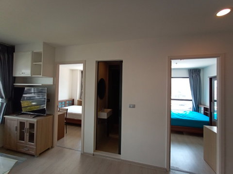 For rent🌟Rhythm Asoke 2🌟 2 bedrooms, size 42 sq m, convenient travel, near MRT, ARL🚅👌