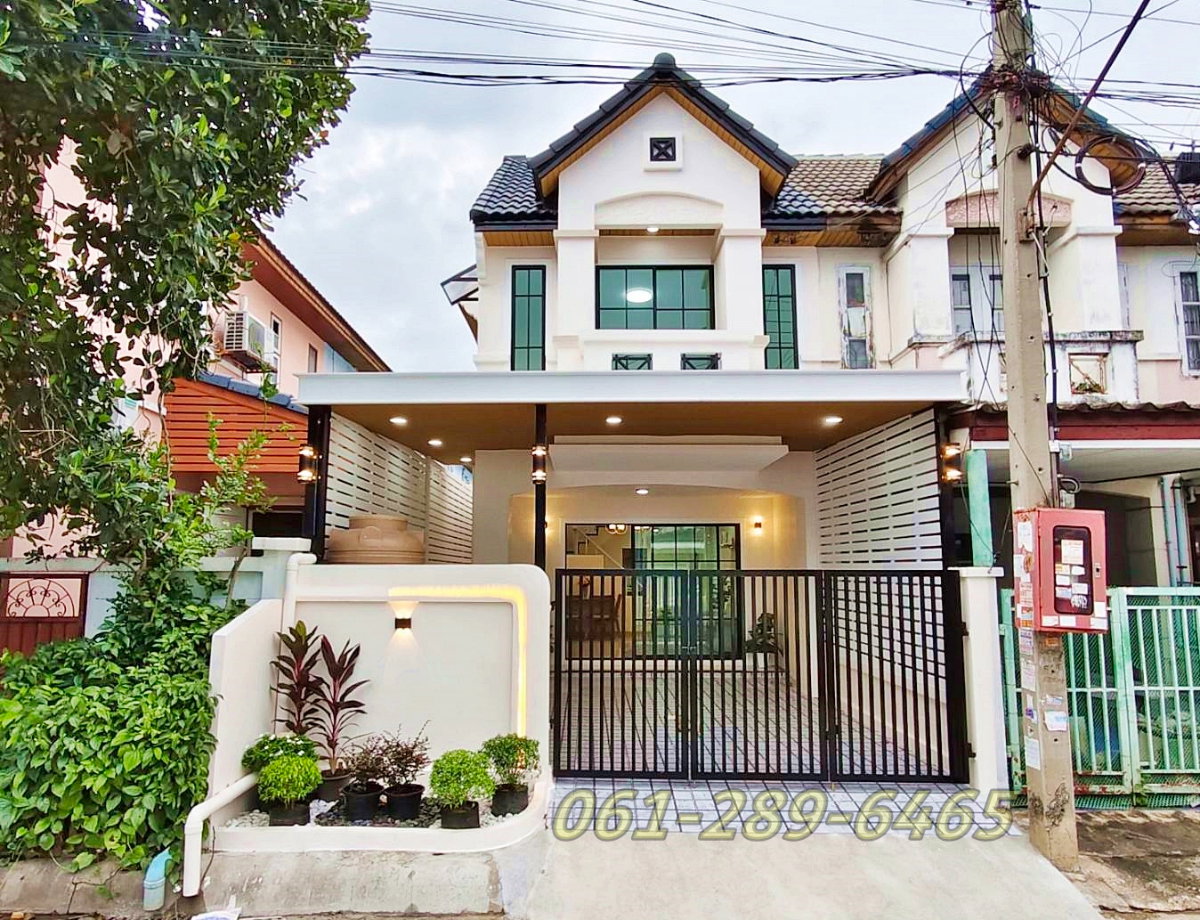 AF. บ้านสวย หลังริม #หมู่บ้าน ลุมพินี บางบัวทอง ใกล้เซ็นทรัล เวสเกต