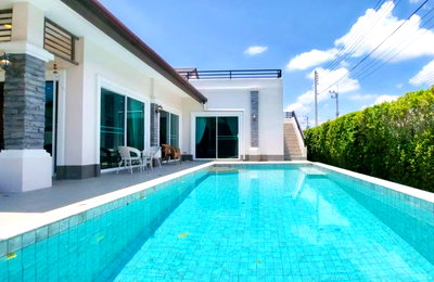 บ้านเดี่ยว ประจวบคีรีขันธ์ : พูลวิลล่าหัวมุม วิวภูเขา โครงการ Hua Hin Grand Hills หัวหิน