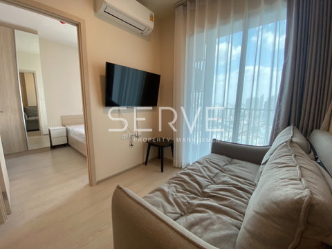 1 Bed Large Room City View Fully furnished Condo Good Location Close To MRT Lat Phrao 150 m.  @  NUE Noble Ratchada Lat Phrao