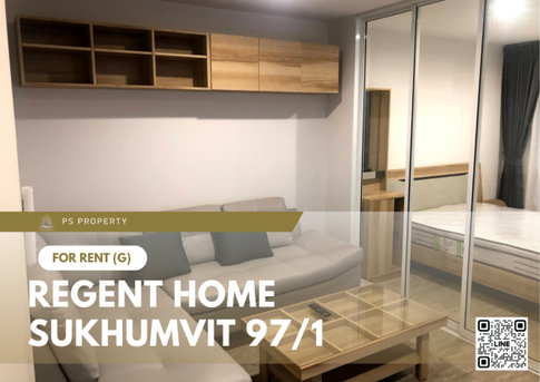 For Rent 🔥 Regent Home Sukhumvit 97/1 🔥 Fully furnished and equipped with appliances; near BTS Bang Chak.
