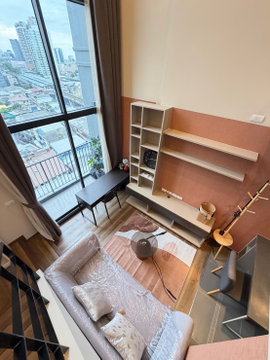 T270 Condo for rent Onyx Phaholyothin, Duplex room 45 sq.m. Near BTS Saphan Kwai, all new furniture, very beautiful room.