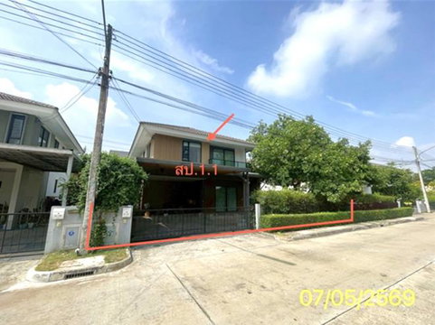 บ้านเดี่ยว 60.8 ตร.วา คณาสิริ วงแหวน ลำลูกกา ลำลูกกา ปทุมธานี 5.2M