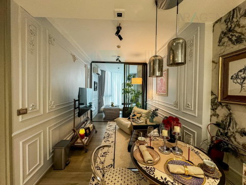 🎉 For Rent Condo FYNN ASOKE Building , Floor 6,2 bed room, Room size 41.00 sqm