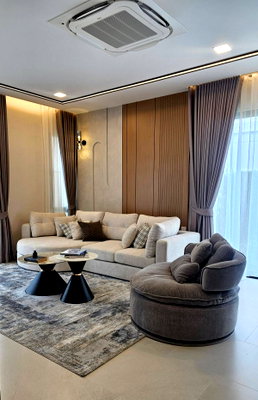 เช่าบ้านเดี่ยว มาร์เก็ต วิลเลจ สุวรรณภูมิ : 🏡 บ้านเดี่ยวหลังมุมระดับ Super Luxury โครงการ Mantana Bangna KM.15 🏡 ตกแต่งครบพร้อมอยู่ 100% ใกล้โรงเรียนนานาชาติชั้นนำ!