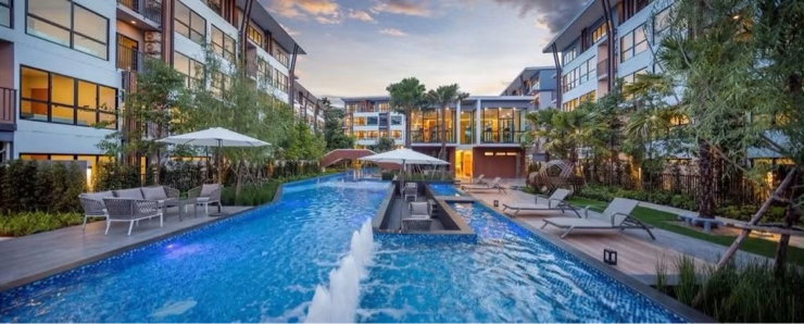 รูป ให้เช่าคอนโด เชียงใหม่ ใกล้สนามบินเชียงใหม่ 7 นาที 1 ห้องนอน วิวดอยสุเทพ (CNX011) - รูปที่ 16/20