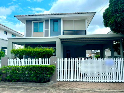 Houses for rent : Detached house for rent, Life in the Garden, Suan Suea, Sriracha. Spacious and private.