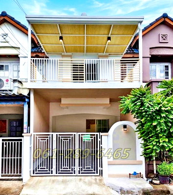 ทาวน์โฮม รพ.กรุงไทย เวสเทิร์น : MO.  บ้านสวย ทำเลดี ติดถนนกาญจนาภิเษก  #หมู่บ้าน ลุมพินี บางบัวทอง  ใกล้เซ็นทรัล เวสเกต