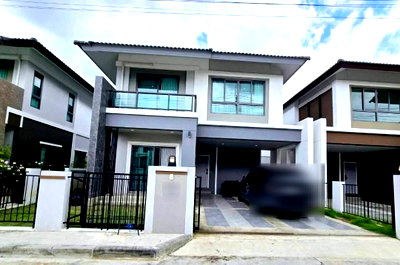 บ้านเดี่ยวให้เช่า : POS บ้านเดี่ยวหลังใหญ่ เฟอร์ครบ พร้อมอยู่ ในโครงการกาญจน์กนก 12 เฟส 3 (รับสัตว์เลี้ยง)