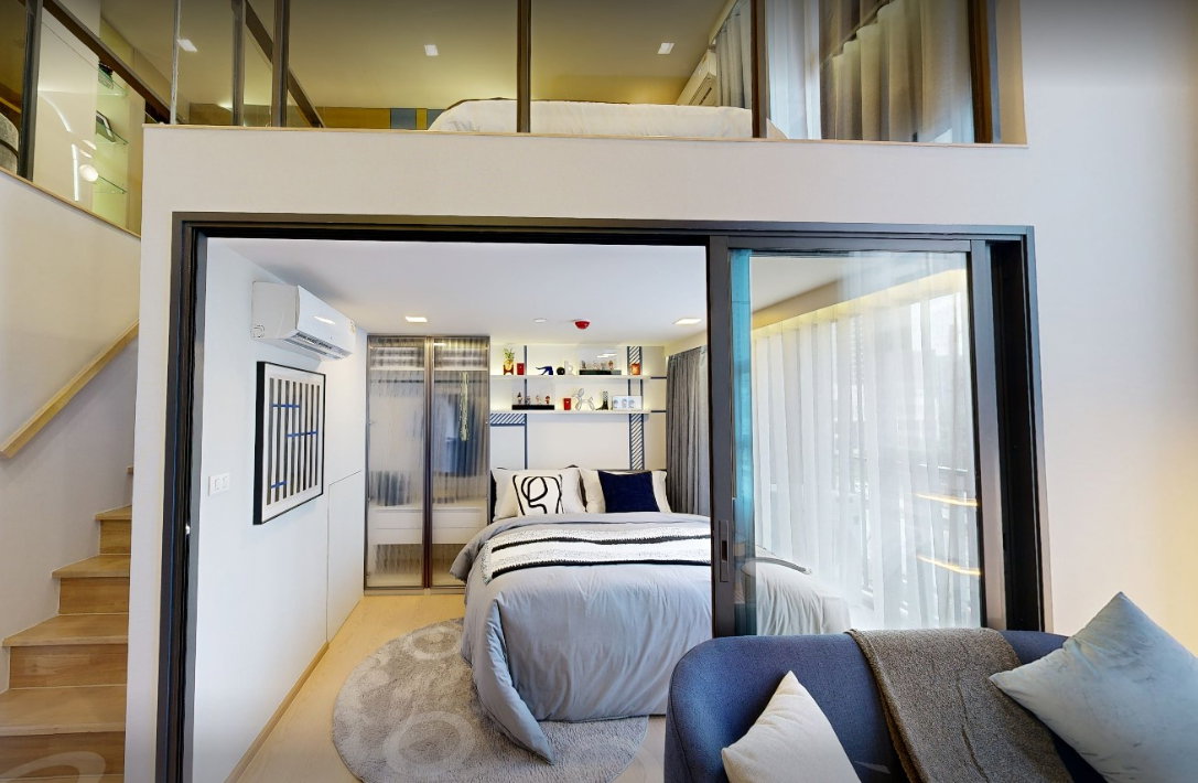 รูป The Base Urban Rama 9 ห้อง LOFT  2 ห้องนอน 1 ห้องน้ำ ราคาโปรโมชันพิเศษจากโครงการ - รูปที่ 2/10