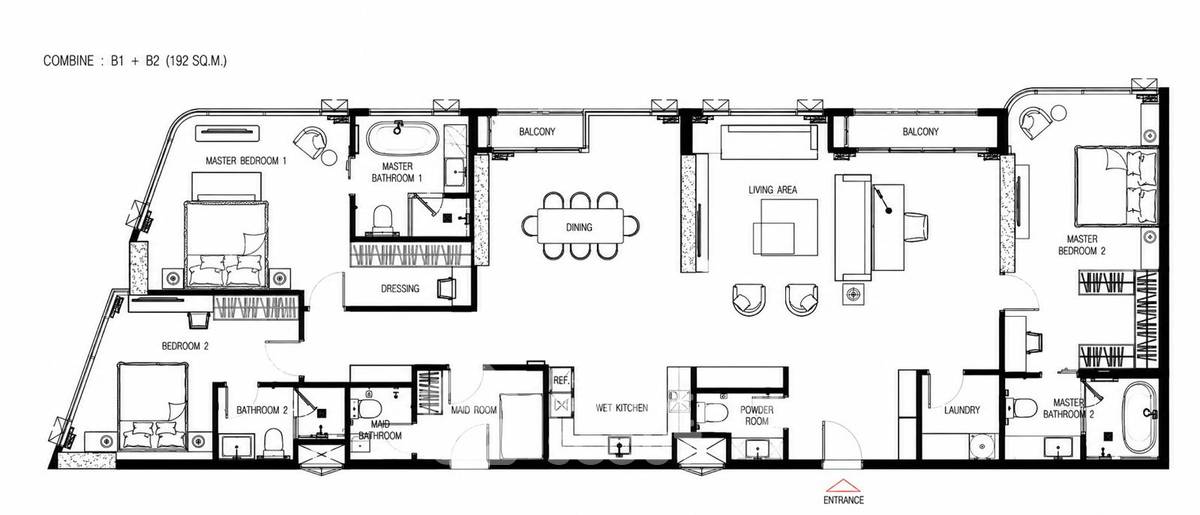 picture Pet-Friendly 3-BR 192 Sqm Muniq Phromphong Near BTS Phrom Phong (ID 3196974) - 5/5