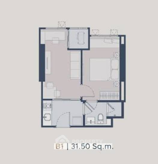 รูป คอนโด 1 ห้องนอน Life Charoennakhon-Sathorn ใกล้ BTS กรุงธนบุรี (ID 3195549) - รูปที่ 4/5