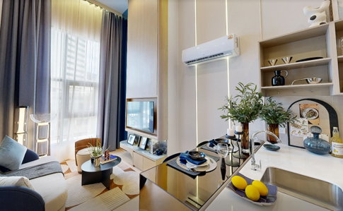 The Base Urban Rama 9 1ห้องนอน Loft ราคาพิเศษ โปรโมชั่นจากโครงการ