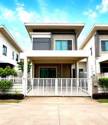 บ้านแฝดให้เช่า : มาใหม่ให้เช่าถูกมากแฝด ม.ไลฟ์อินเดอะการ์เด้นท์ สวนเสือ ศรีราชา