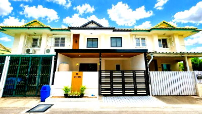 ทาวน์โฮม บางบัวทอง นนทบุรี : M-1286 💢ขายเพียง1.89ลบ.🌵🌈หมู่บ้านพฤกษา30/1🌵🌈ถนนบ้านกล้วยไทรน้อย