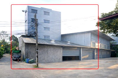 Houses for rent บางลำภู(บางลำภู) : Charan 31-41 MRT Fai Chai 1.3 km. Big building for rent, 5 floors, 602 sq m. Bang Khun Si, Bangkok Noi, MRT Bang Khun Non 1.45 km.