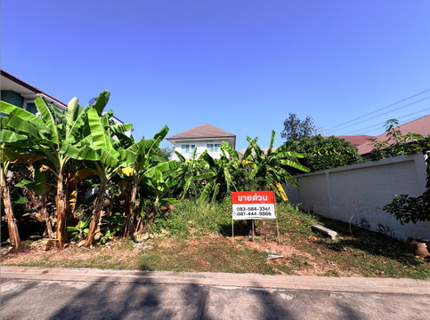 Sale of land in panchasarppark Park village  , adjacent to Borommaratchachonnani Road, suitable for building a house.