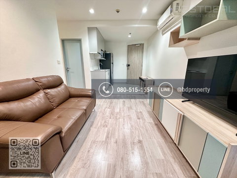 Bestdeal ให้เช่า ขนาด 2 ห้องนอน 55 sqm.เฟอร์นิเจอร์และเครื่องใช้ไฟฟ้าครบพร้อมเข้าอยู่ 25,000 บาท/เดือน “IDEO MOBI RAMA 9” ใกล้MRTและเซ็นทรัลพระราม 9