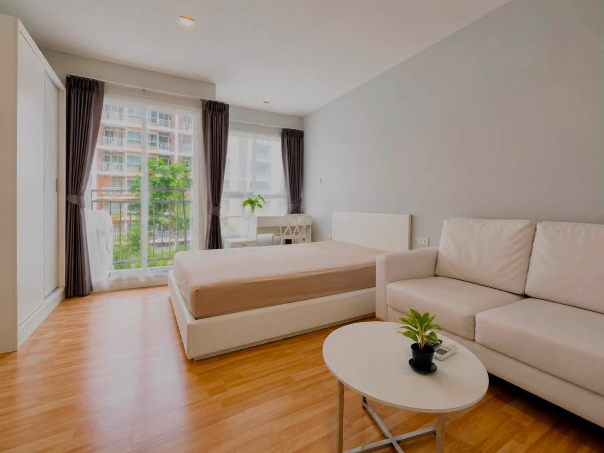 WE Condo เอกมัย–รามอินทรา | 8,000 บาท/เดือน ✨ 27 ตร.ม. ชั้น 4 | เฟอร์ครบ 