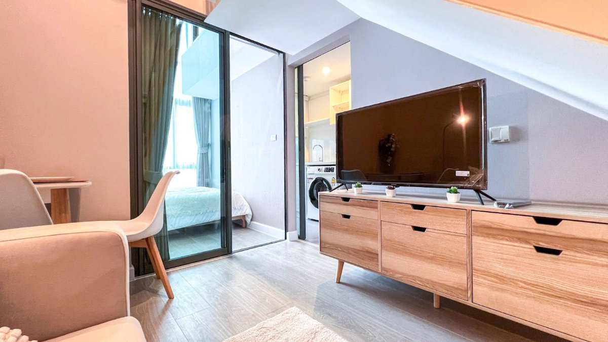 รูป คอนโดติดBTSบางซ่อน บางซื่อห้องDuplex 2 ชั้น 2 ห้องนอน ตกแต่งครบ ตรงปก พร้อมอยู่อาศัย Metro sky บางซื่อ(เช่าระยะสั้นได้ค่ะ) LINE @starcondo - รูปที่ 6/14