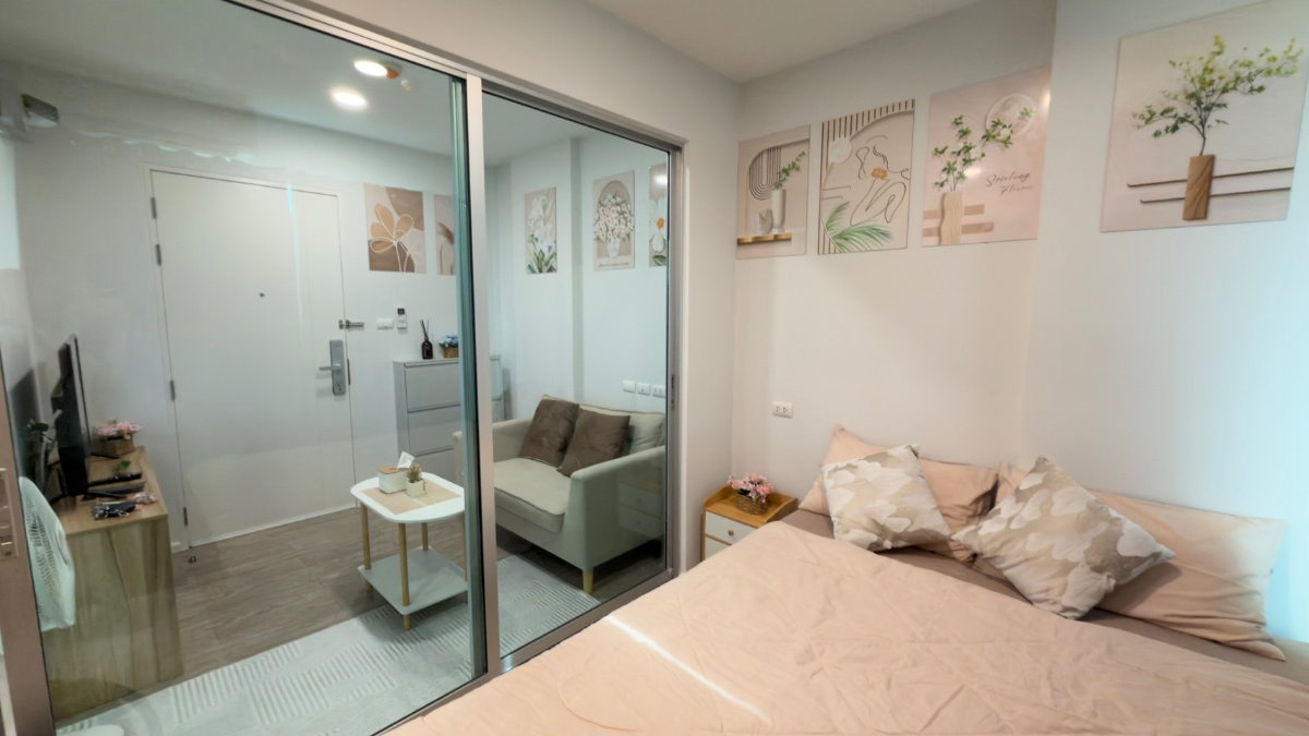 ให้เช่า happy condo ดอนเมือง ทรงประภา ราคา 8,500 บาท มีเครื่องซักผ้า ชั้น 7 สนใจ @sacondo
