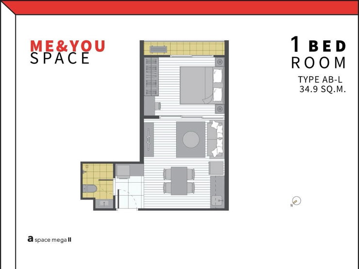 รูป 🚩ให้เช่า A Space Mega 1 ติดเมกา บางนา - รูปที่ 12/12