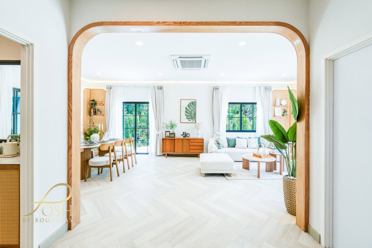 รูป The Breeze บ้านเดี่ยวสร้างใหม่ by The Wish 3 ป่าคลอก สำหรับครอบครัวที่ต้องการพื้นที่มากขึ้น พร้อม 3+1 ห้องนอน ให้ฟังก์ชันที่รองรับการใช้ชีวิต - รูปที่ 13/48