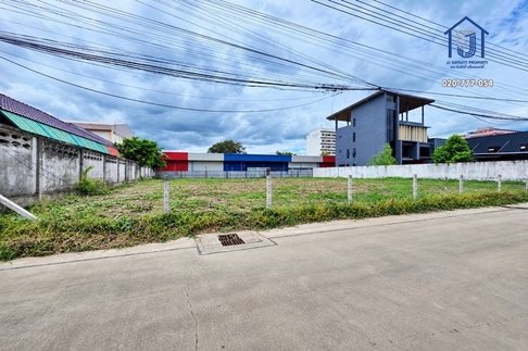 ขายที่ดินถมแล้ว 300 ตร.ว. ซอยนวลจันทร์ 56 แยก 5 ใกล้เลียบด่วนและรถไฟฟ้าสายสีชมพู