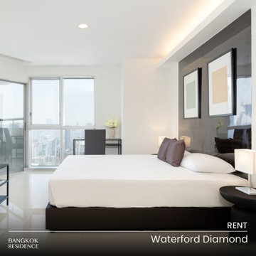 เช่าคอนโด 🌆 Waterford Diamond 2นอน 81ตร.ม. 40k หายาก! ห้องสวยบนชั้นสูง ☄️ ใกล้ BTS พร้อมพงษ์