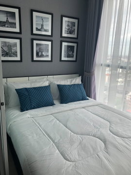 P-55977 📍 Ideo Mobi Sukhumvit ต้องการให้เช่าชั้น 21 อาคาร A วิวเมืองสวย (1 นอน 1 น้ำ) ใกล้ BTS อ่อนนุช 220 ม. Line ID: @easythaihome 085-592-2897