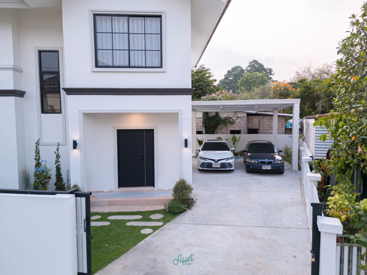 รูป POS กาญจน์กนกวิลล์ 3 บ้านตกแต่งเฟอร์นิเจอร์ครบ พร้อมสวนสไตล์อังกฤษ ตรงข้ามโกลบอลเฮาส์ วงแหวนรอบสอง - รูปที่ 6/21