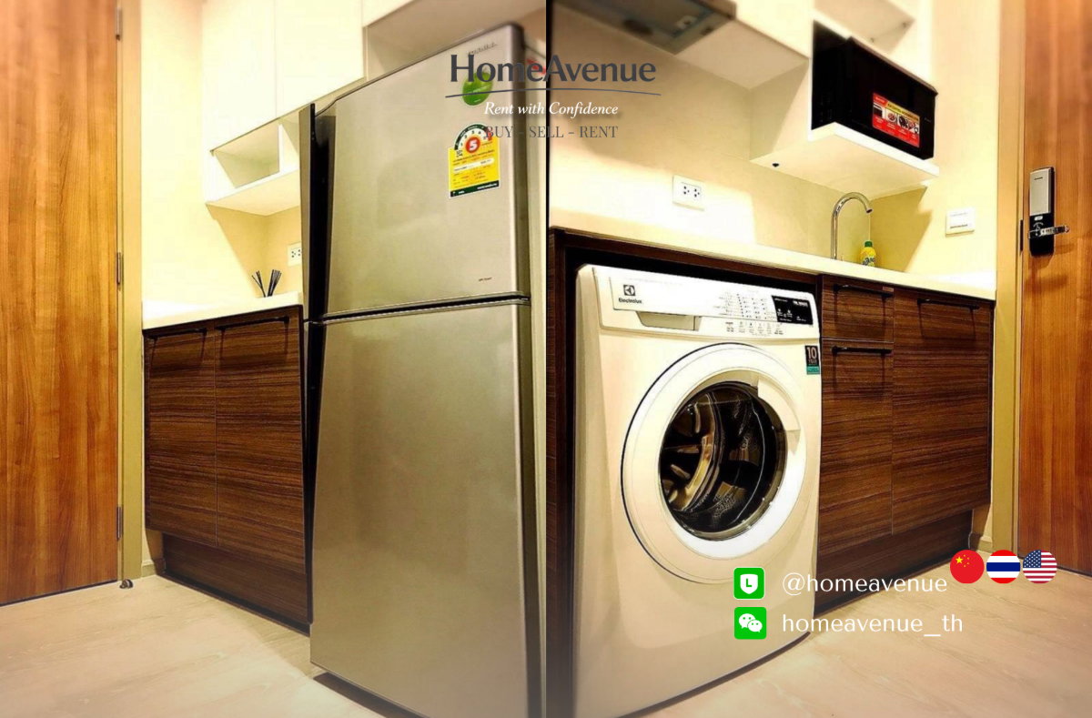 รูป ✨ 1Bed 🚇 ใกล้MRT พระราม 9 🌏TM30 Service📲 Line: @homeavenue ⭐HA-5077 - รูปที่ 7/8