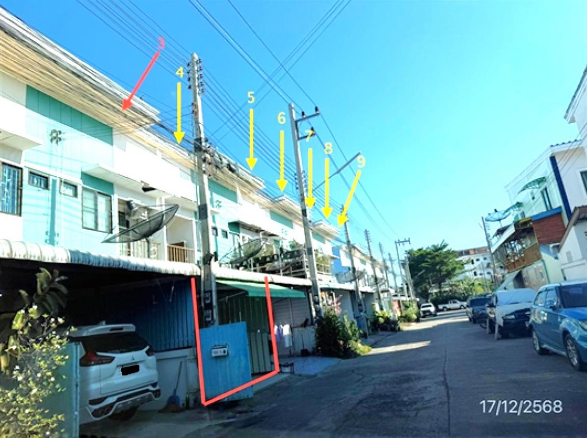 รูป ทาวน์เฮ้าส์ 16 ตร.วา โกลเด้น วิลเลจ ศรีราชา ชลบุรี 1.6M - รูปที่ 8/13