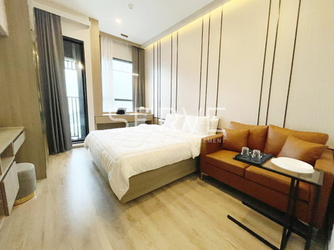 🔥Good Deal 15.5K🔥 - Nice Room Corner Unit Studio with Partition Good Location BTS ON Nut 650 m. at KnightsBridge Prime Onnut Condo / For Rent