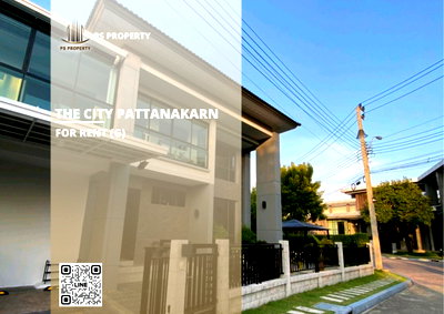 บ้านเดี่ยวให้เช่า : บ้านเดี่ยวให้เช่า ✨ The City Pattanakarn ✨ 8 ห้องนอน 7 ห้องน้ำ เฟอร์นิเจอร์ และ เครื่องใช้ไฟฟ้าครบ 