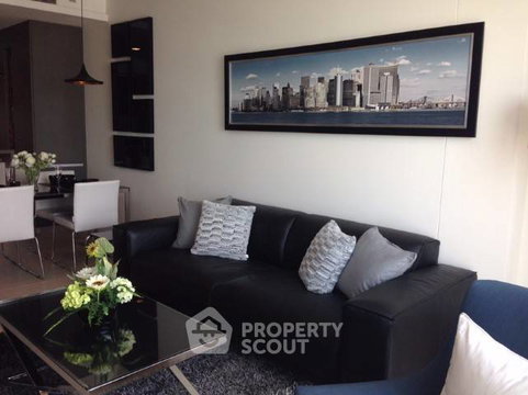 ห้องชั้น 35 เลี้ยงสัตว์ได้ 1-BR The River Condominium ใกล้ BTS สะพานตากสิน (ID 510554)