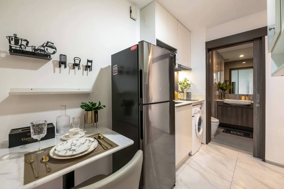 รูป IDEO MOBI ASOKE ห้องรีโนเวทใหม่ ใจกลางอโศก | Studio 29 ตร.ม. | 22,000 บาท/เดือน - รูปที่ 11/13