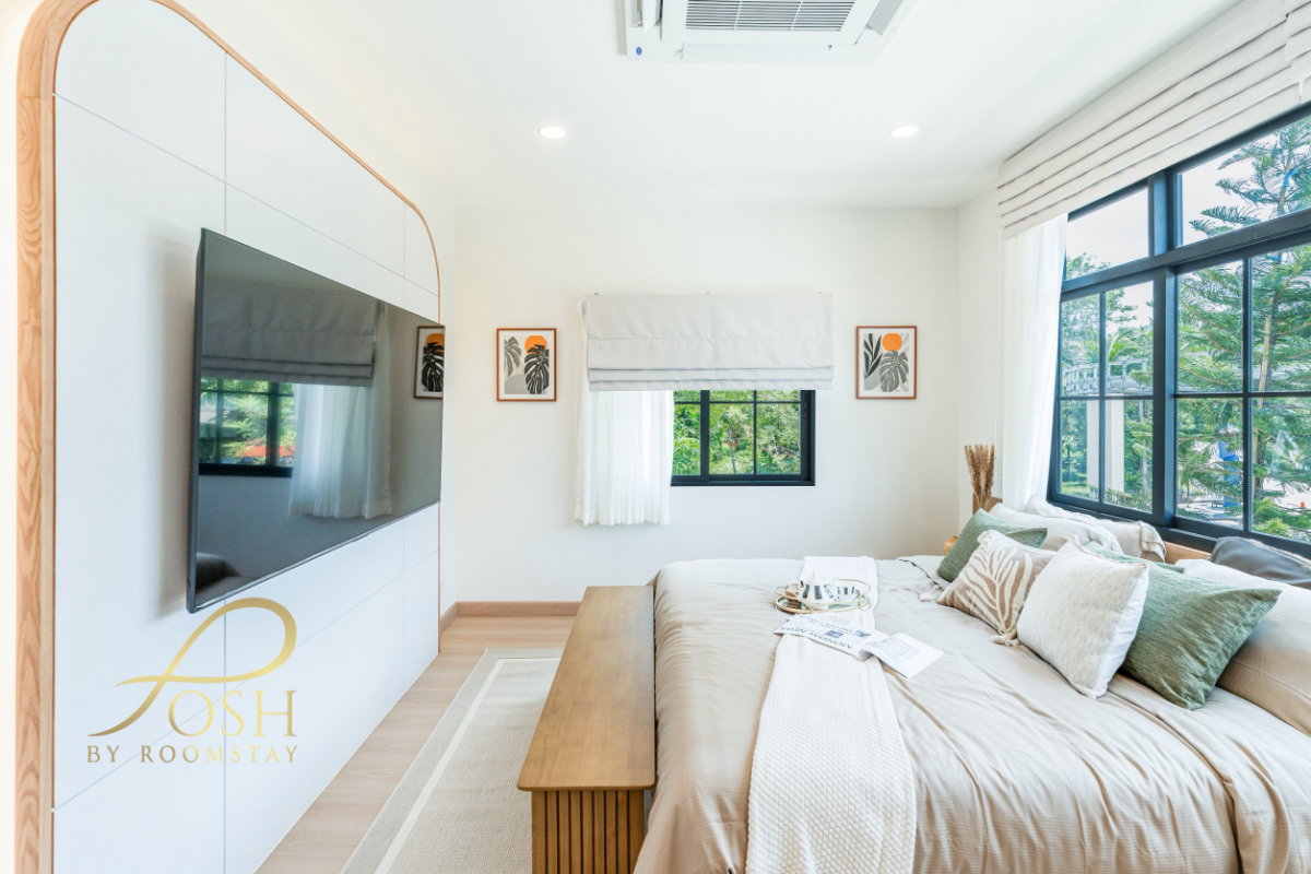รูป The Breeze บ้านเดี่ยวสร้างใหม่ by The Wish 3 ป่าคลอก สำหรับครอบครัวที่ต้องการพื้นที่มากขึ้น พร้อม 3+1 ห้องนอน ให้ฟังก์ชันที่รองรับการใช้ชีวิต - รูปที่ 34/48