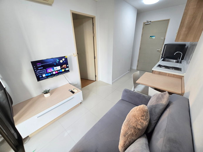 รูป 🔔ให้เช่าห้องสวย🔔 โซฟาใหม่ มี Smart TV ระเบียงหันทิศเหนือ ห้องไม่ร้อน Ideo Mix Sukhumvit 103 - รูปที่ 5/21