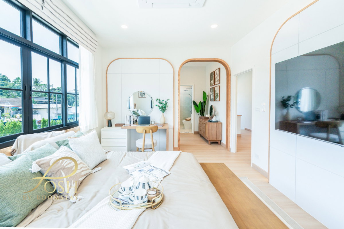 รูป The Breeze บ้านเดี่ยวสร้างใหม่ by The Wish 3 ป่าคลอก สำหรับครอบครัวที่ต้องการพื้นที่มากขึ้น พร้อม 3+1 ห้องนอน ให้ฟังก์ชันที่รองรับการใช้ชีวิต - รูปที่ 37/48