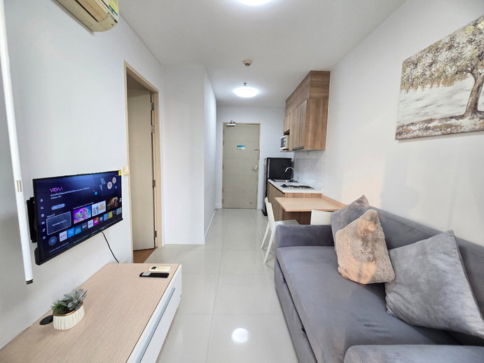 🔔ให้เช่าห้องสวย🔔 โซฟาใหม่ มี Smart TV ระเบียงหันทิศเหนือ ห้องไม่ร้อน Ideo Mix Sukhumvit 103