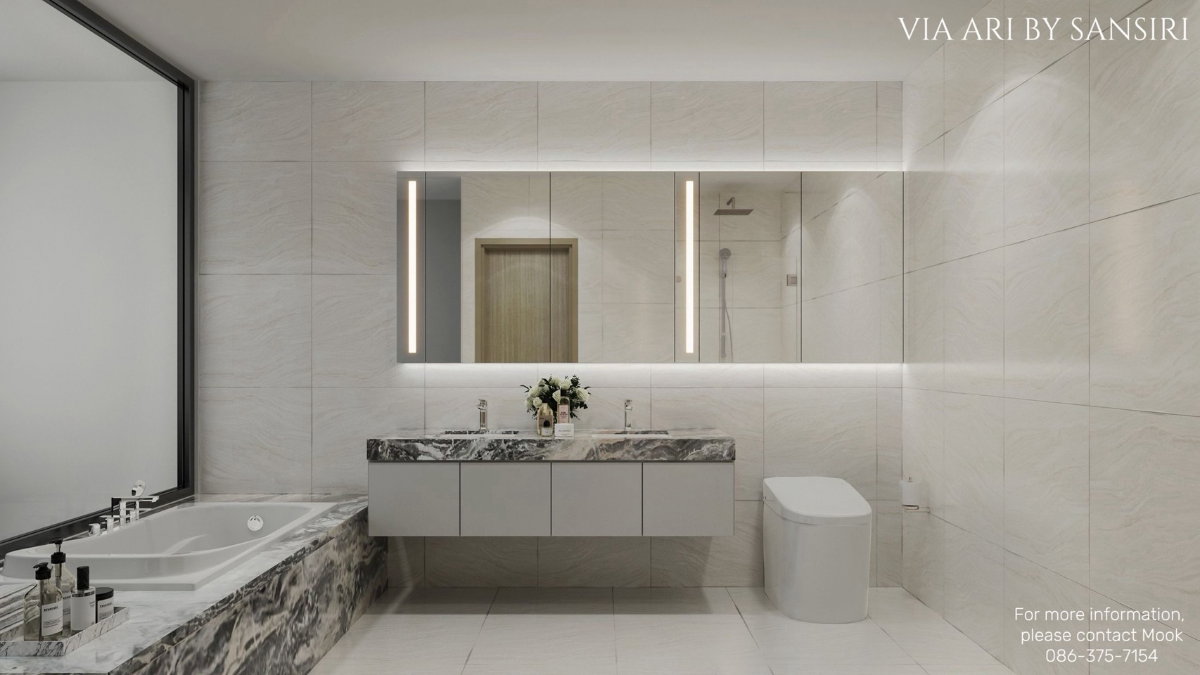รูป 🔥 ราคาพิเศษก่อนเปิดตึก | VIA ARI by Sansiri | 2 Bedroom ชั้น 11 - รูปที่ 4/6