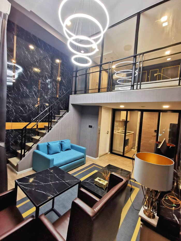 picture Modiz Sukhumvit 50 Duplex 42SQM River View High Ceiling Only 25K - 2/11
