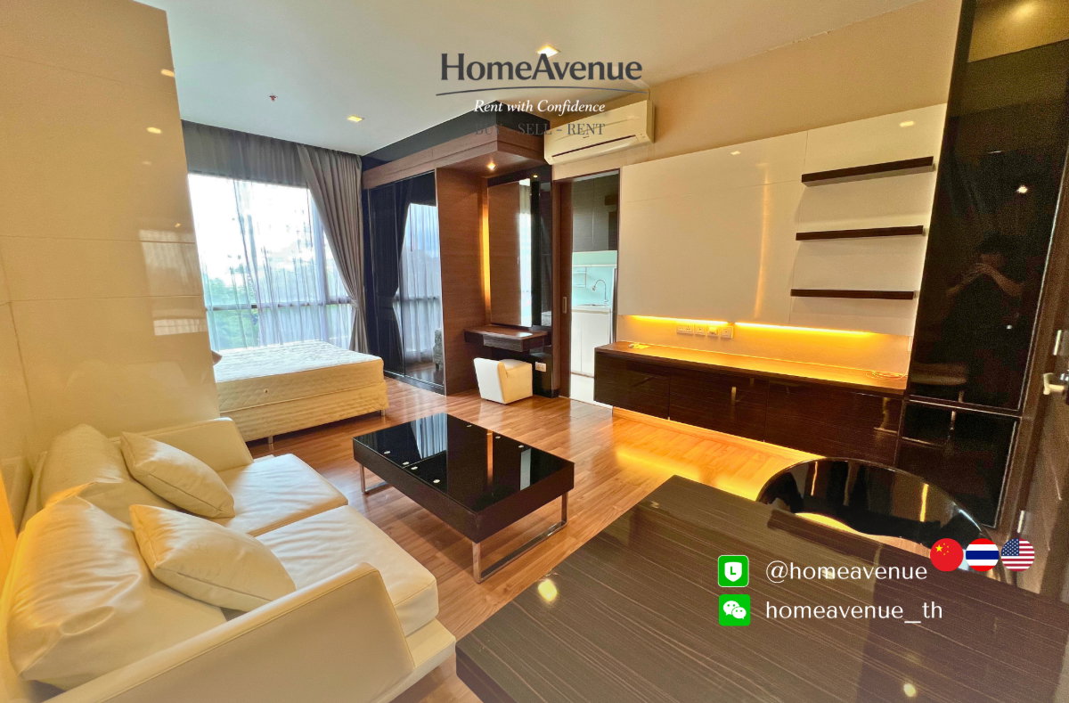 Highlight✨ 1Bed (Studio) 🚇 ใกล้MRT ศูนย์วัฒนธรรม🌏TM30 Service📲 Line: @homeavenue ⭐HA-5073