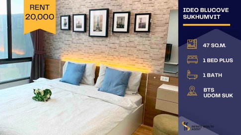 âĻMinimalist gem Fully equipped! | 1BedPlus 47sqm 20K/m near BTS Udom Suk | By on-site agent. DM for free tour! ð