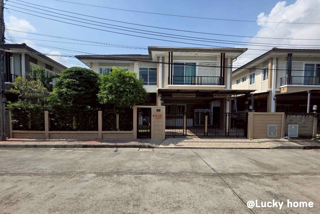 รูป ขายบ้านเดี่ยว 2 ชั้น โครงการภัสสร เพรสทีจ พัฒนาการ 38 บ้านหลังใหญ่สุดในโครงการ พร้อมอยู่ - รูปที่ 1/16