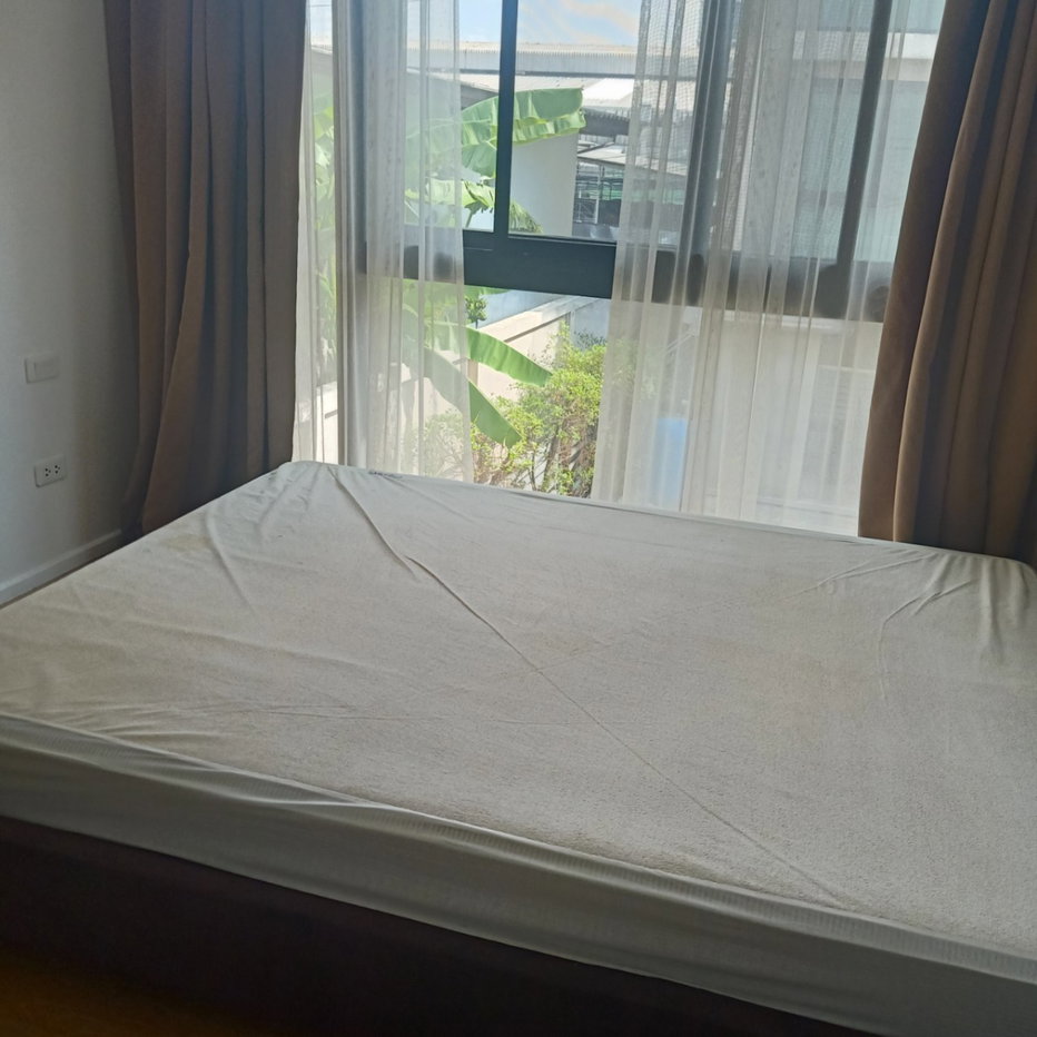 picture Condo for RENT : Abstract sukhumvit 66/1  𝐒𝐢𝐳𝐞 : 62 sqm. 2 Bed / 2 Bath  𝐅𝐥𝐨𝐨𝐫 : 2nd  ✅Fully furnished - 6/14